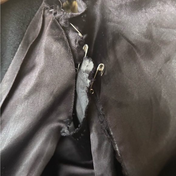 Broadlustre Vintage Black Wool Blend Coat - Picture 8 of 11